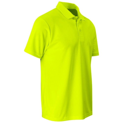 Lime hiviz golf shirt 170g Micromesh
